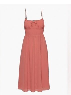 Aritzia Genoa Dress Earthen Red